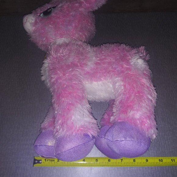 Build-a-Bear Pink Reindeer Twinkle Sparkle Stuffed Animal Christmas Plush - Picture 9 of 9